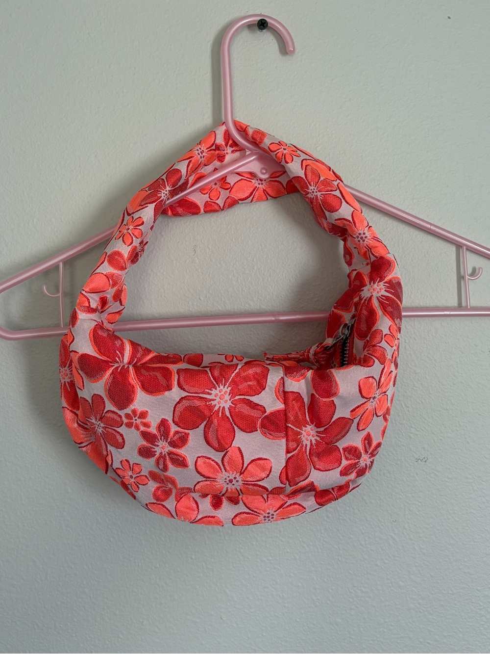 *NWT* Urban Outfitters Floral Coral Pink Crescent Purse
